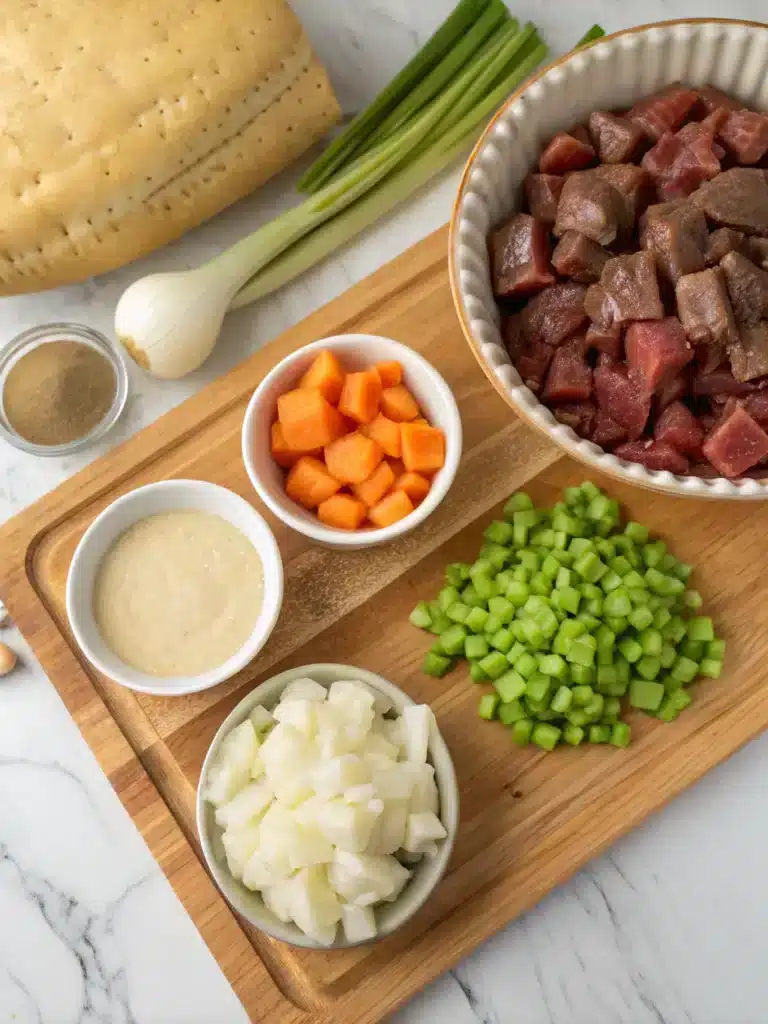 beef pot pie recipeingredients