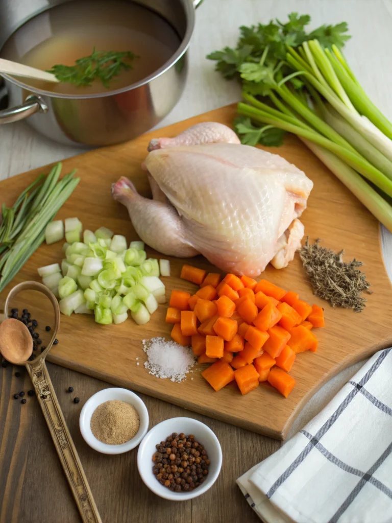 bone broth soup recipe chickeningredients