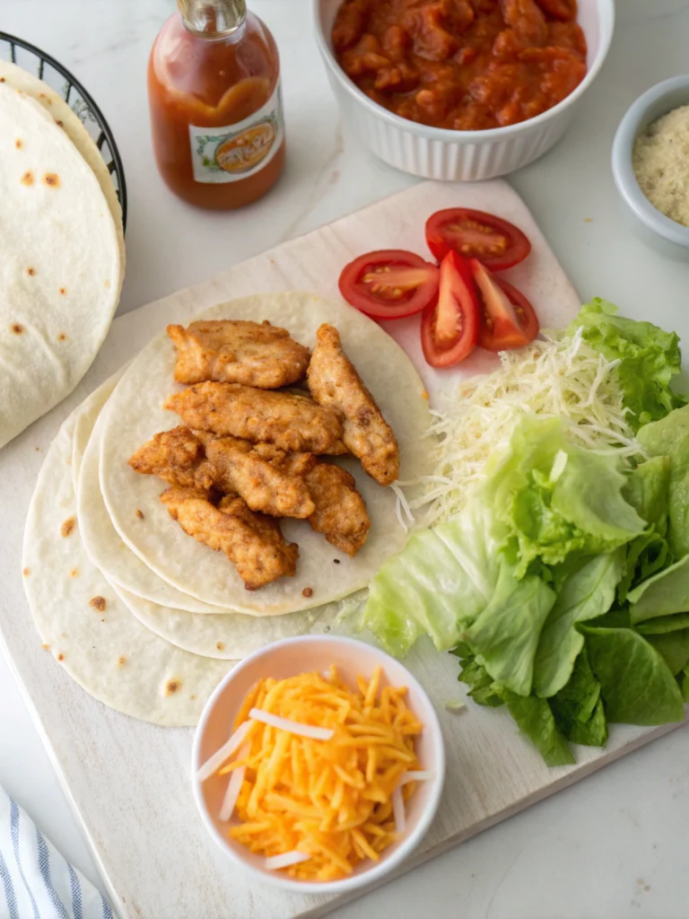 buffalo chicken wrap recipeingredients