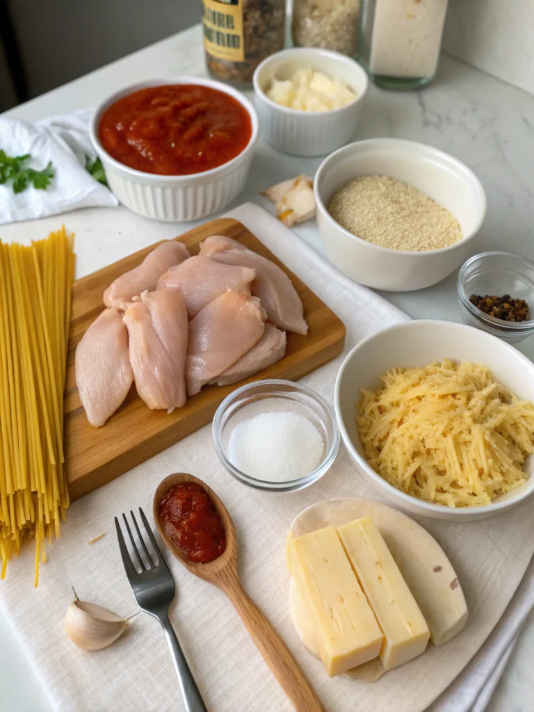 buffalo wild wings garlic parmesan chicken pasta recipeingredients