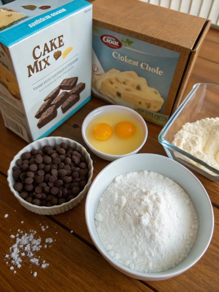 cake mix cookies recipeingredients