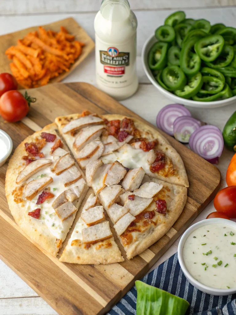 chicken bacon ranch pizza recipeingredients