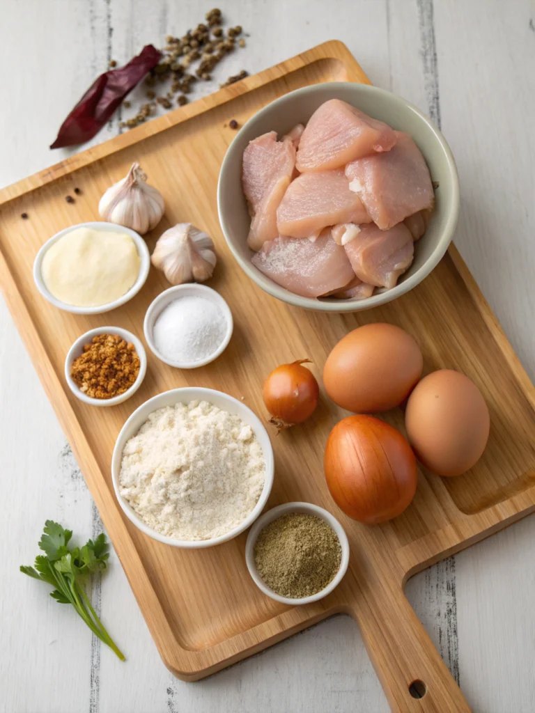 chicken fritters recipeingredients