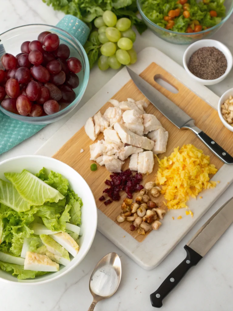 chicken salad chick grape salad recipeprep