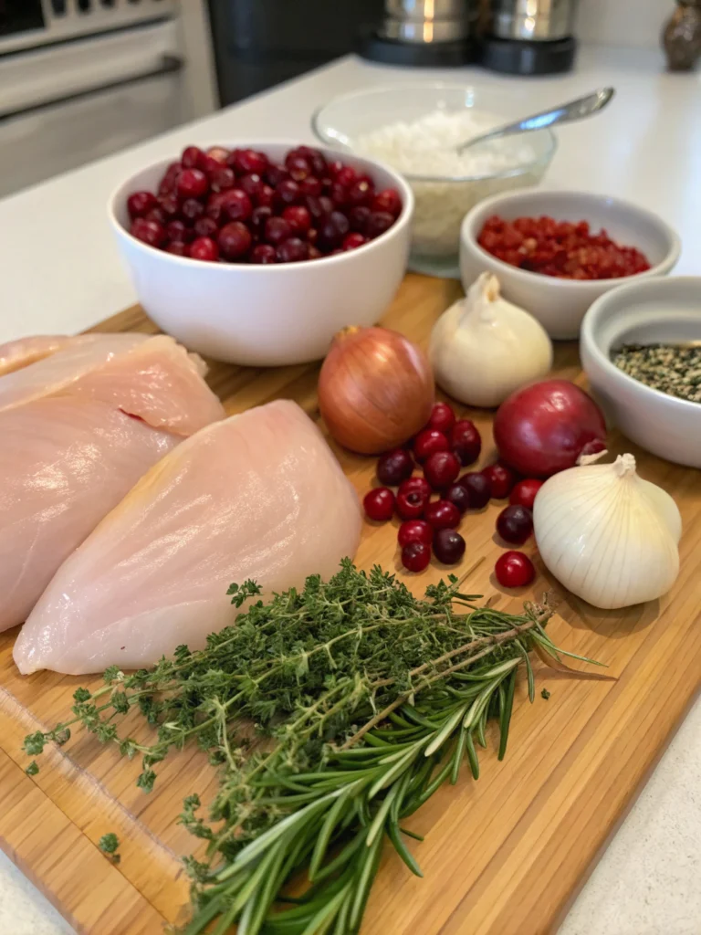cranberry chicken recipeingredients