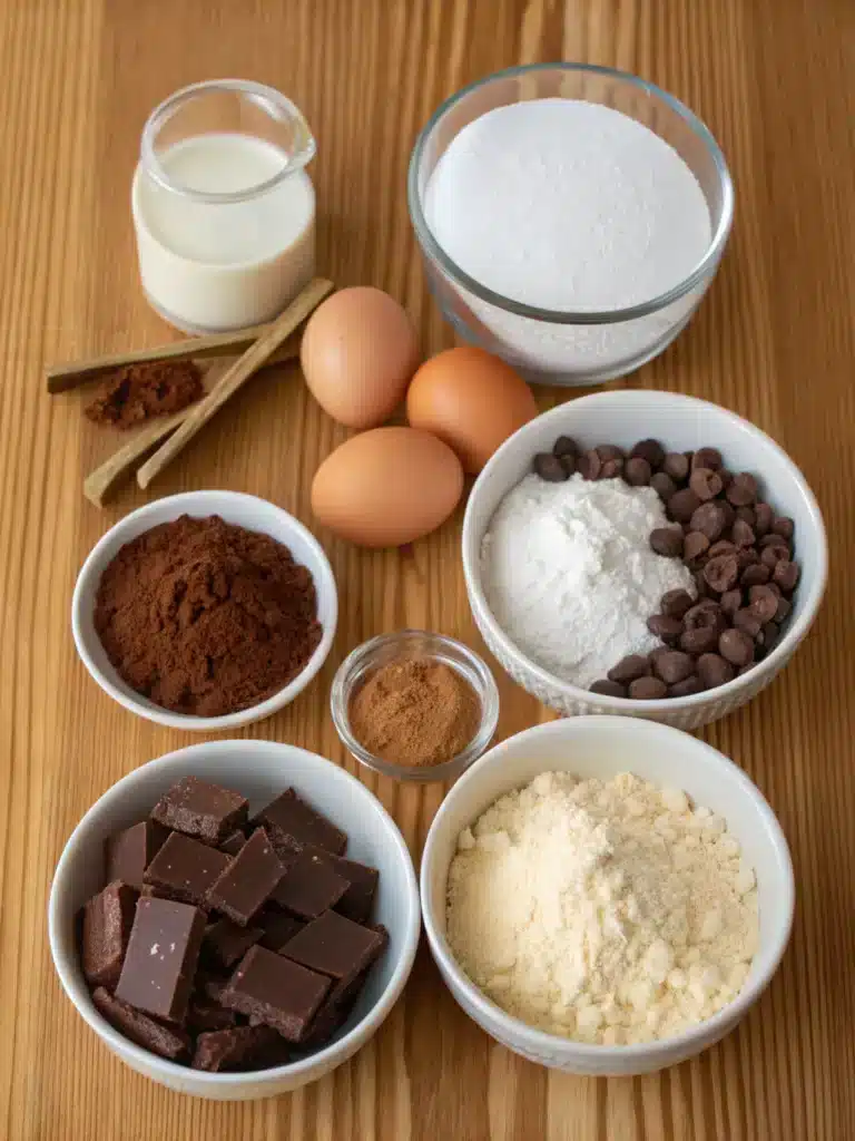 gluten free chocolate cake recipeingredients