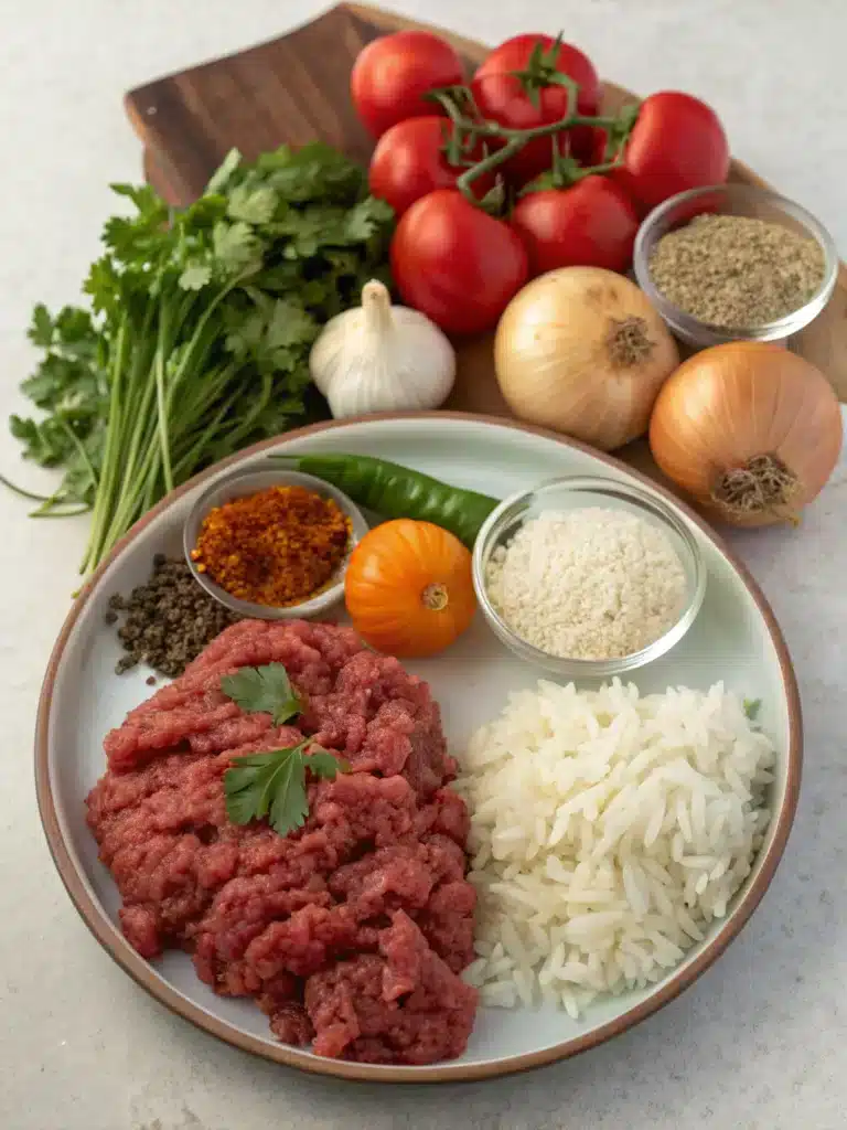 ground beef and rice recipesingredients