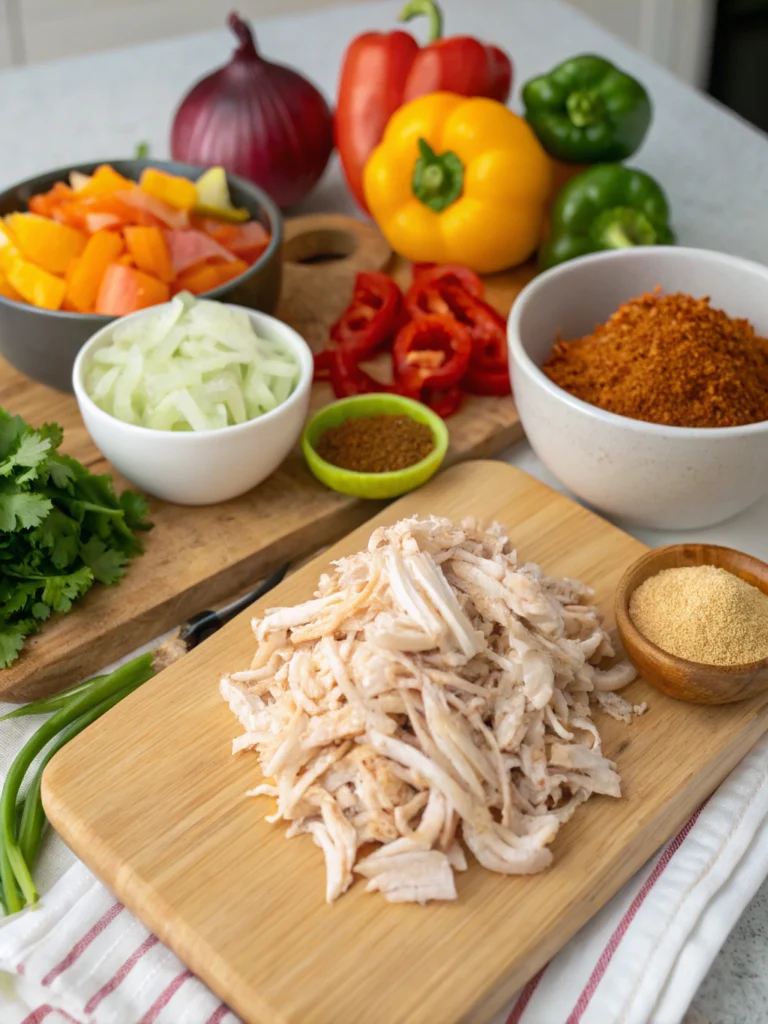 healthy shredded chicken recipesingredients