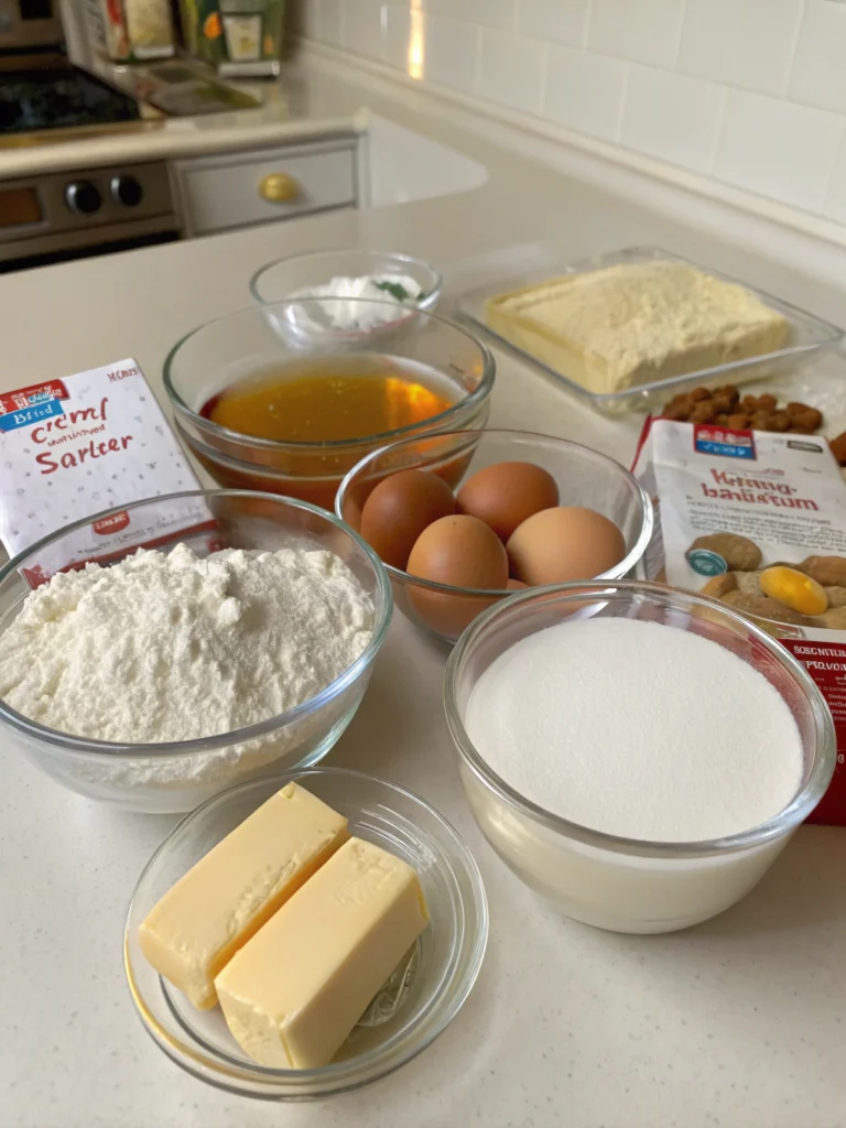 honey bun cake recipeingredients
