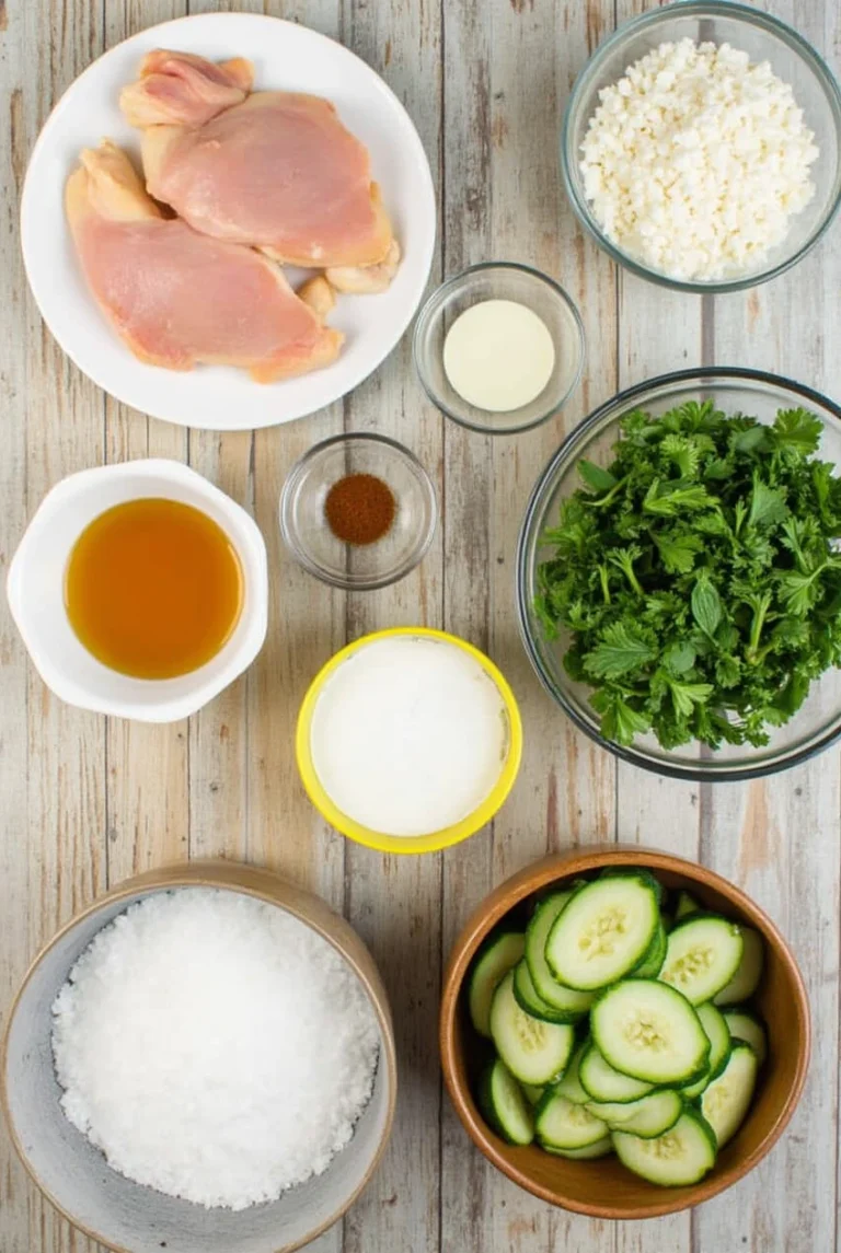 ingredients for Blackstone Chicken Recipe