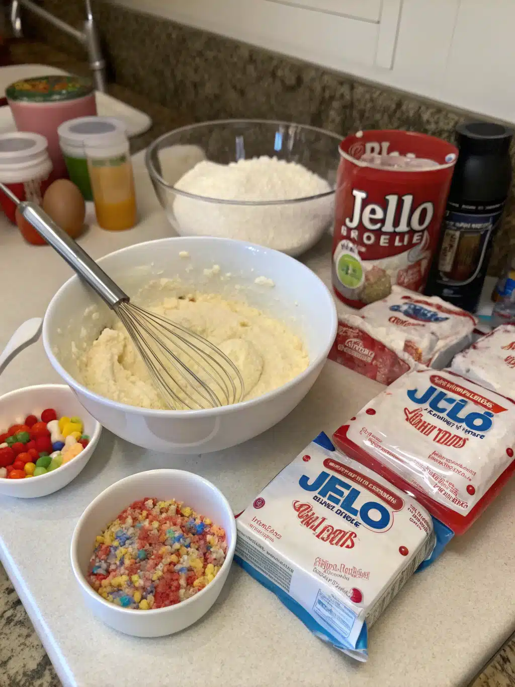 Jello Cake Recipe Preparation