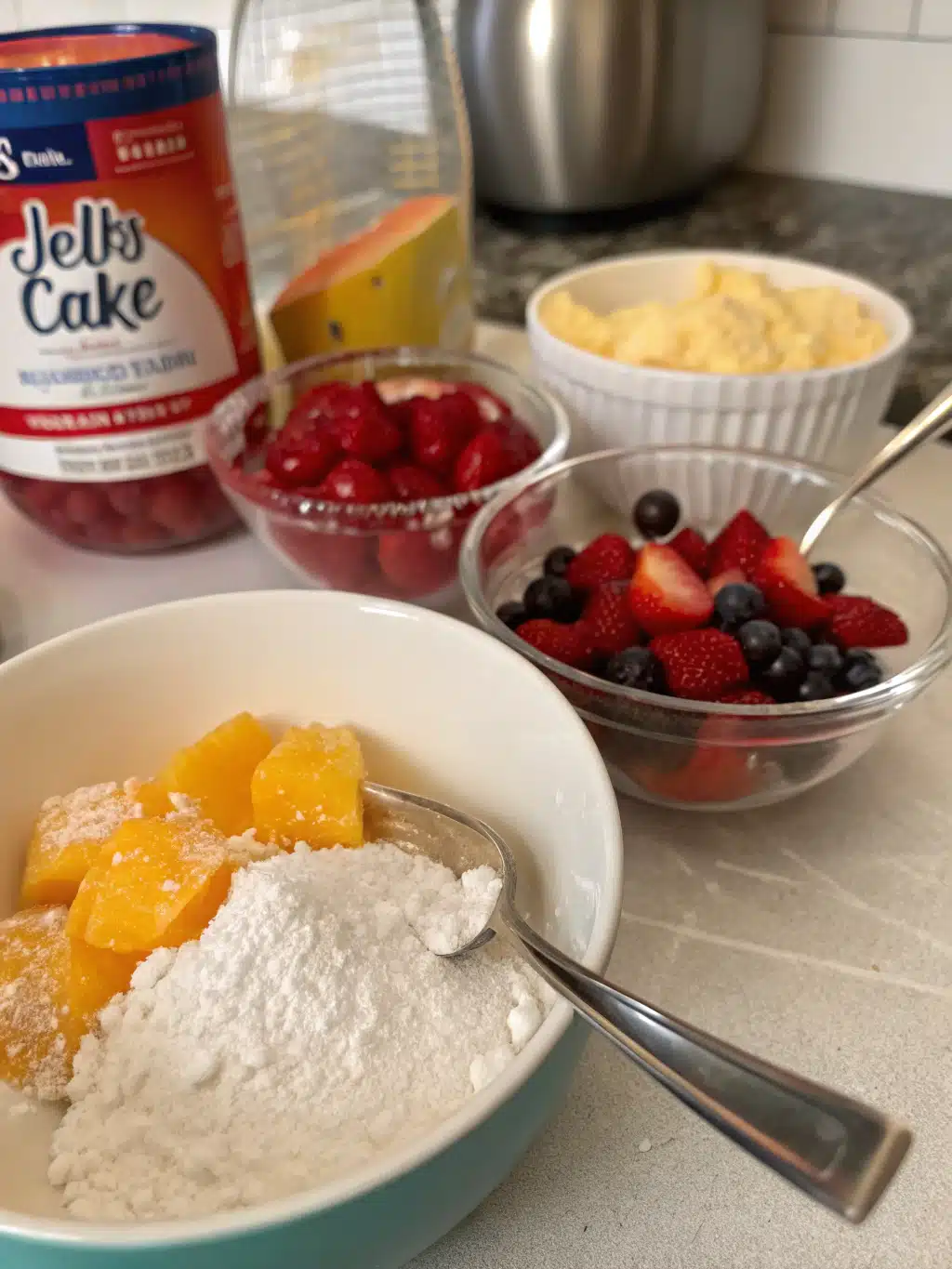 Jello Cake Recipe Poke Prep