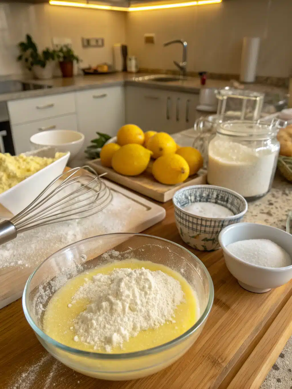 Limoncello Cake Preparation