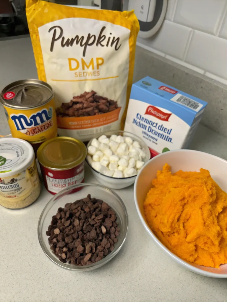 pumpkin dump cake recipeingredients