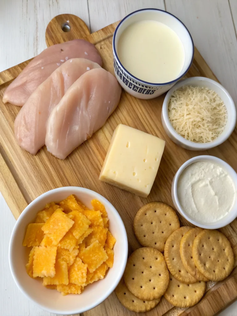 ritz cracker chicken casserole recipeingredients