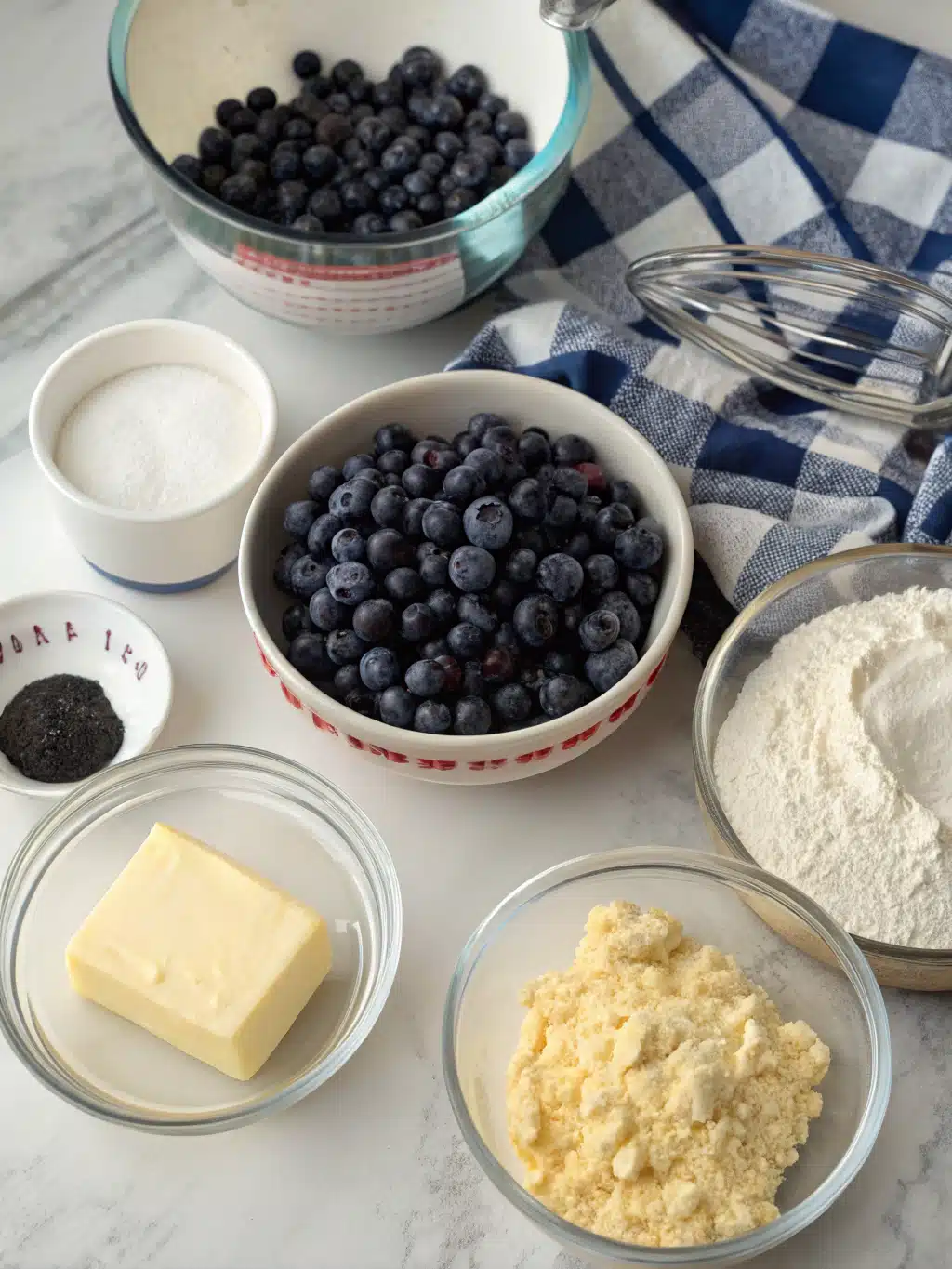 Blueberry Dump Cake Preparation