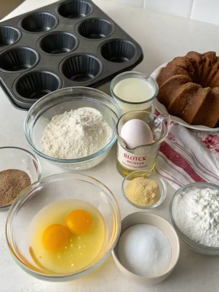 nothing bundt cake recipeingredients