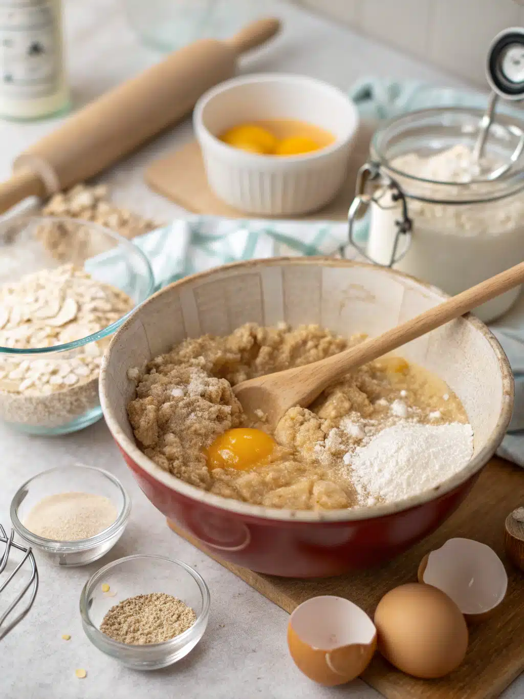 Oatmeal Cake Preparation