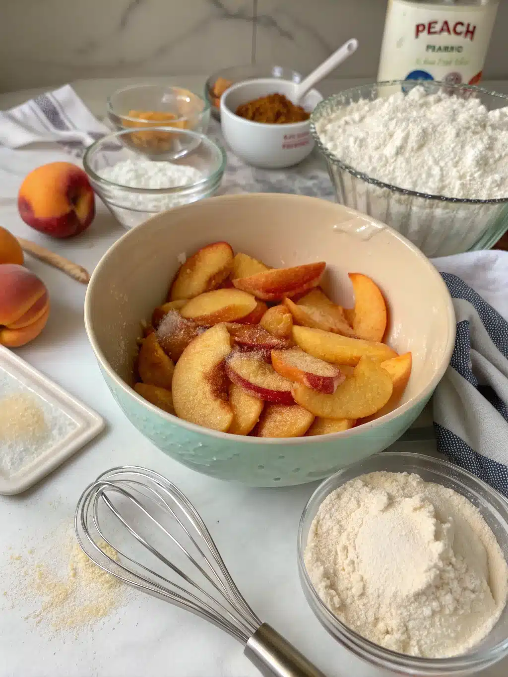 peach dump cake recipes prep
