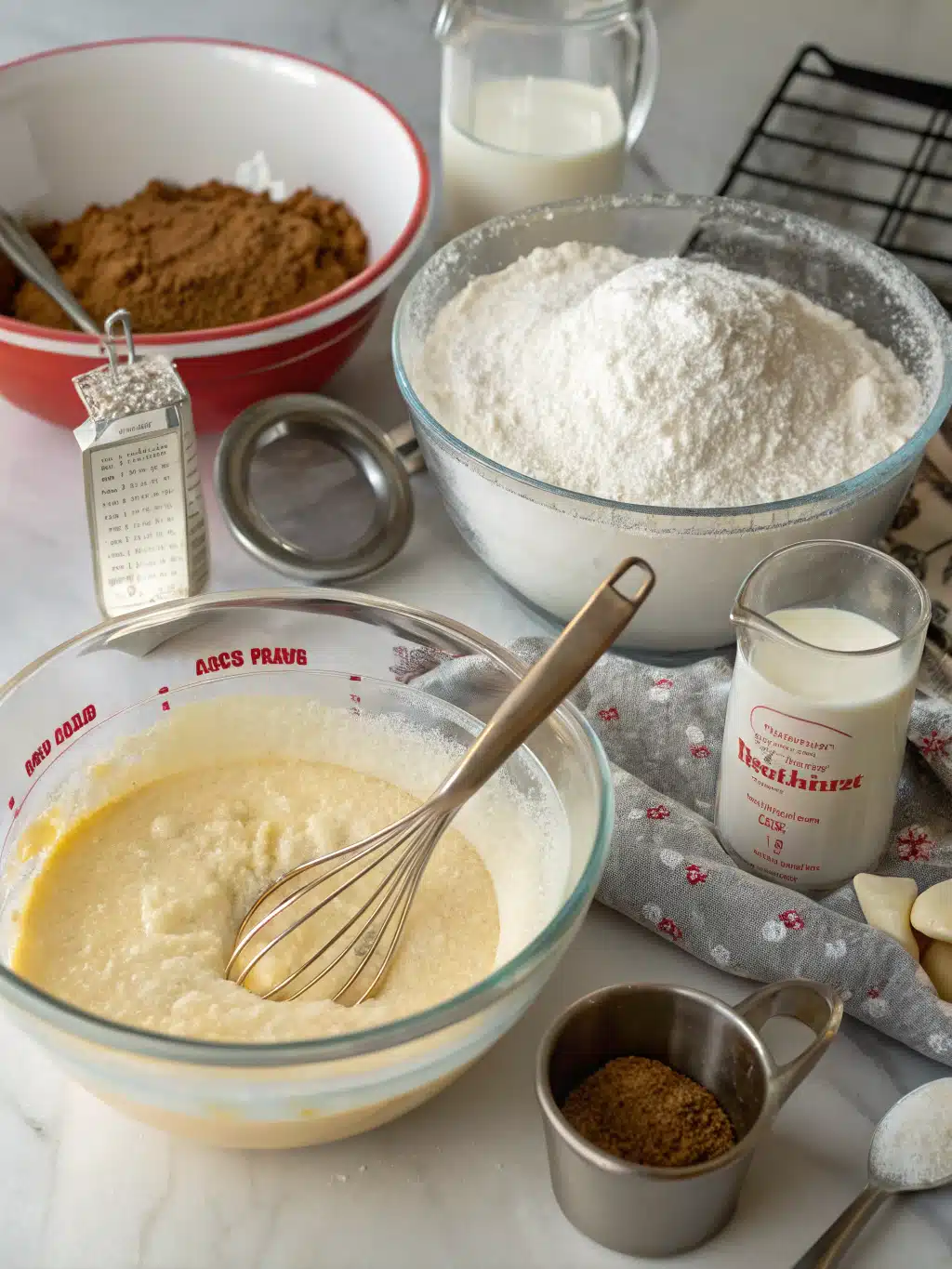 Pudding Cake Preparation