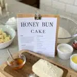 recipe for honey bun cake