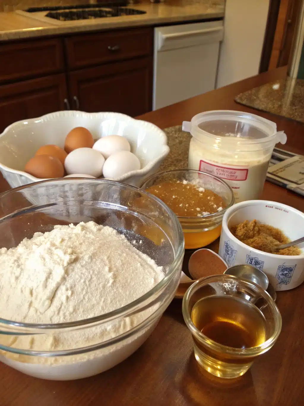 recipe for honey bun cake prep