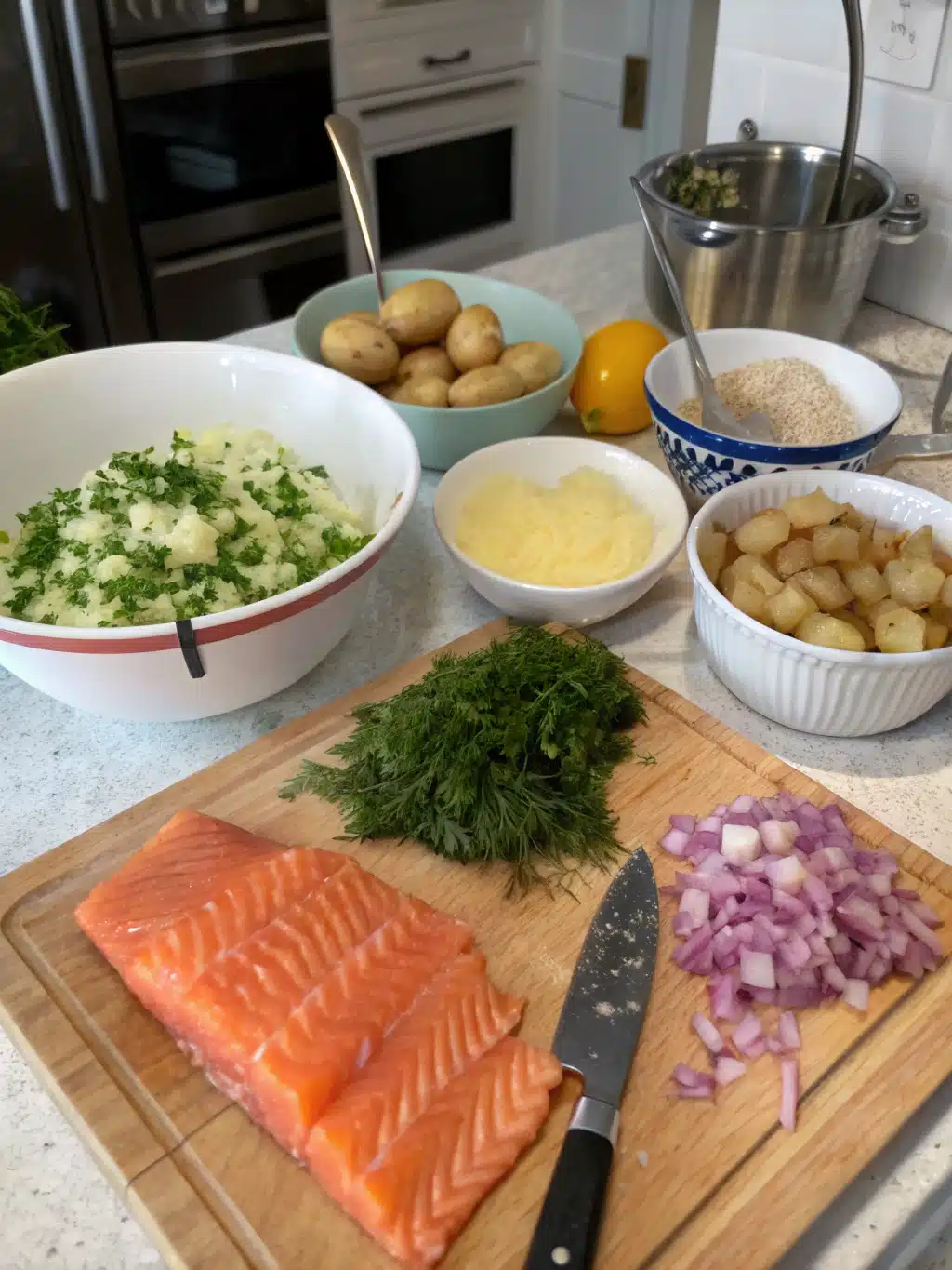 Salmon Cake Recipe Preparation