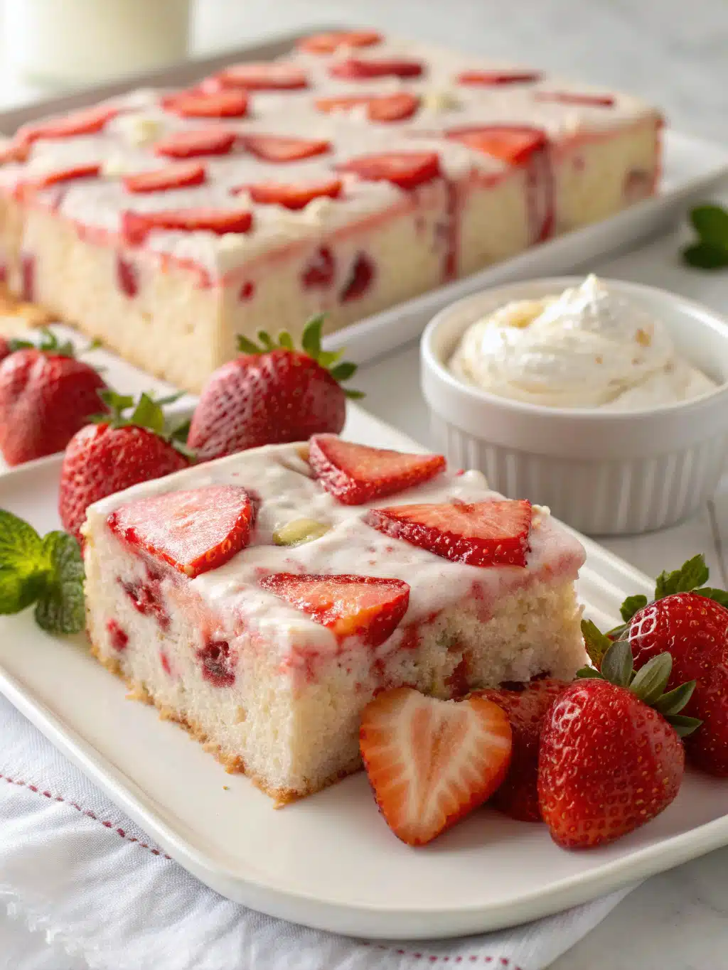 strawberry poke cake recipe