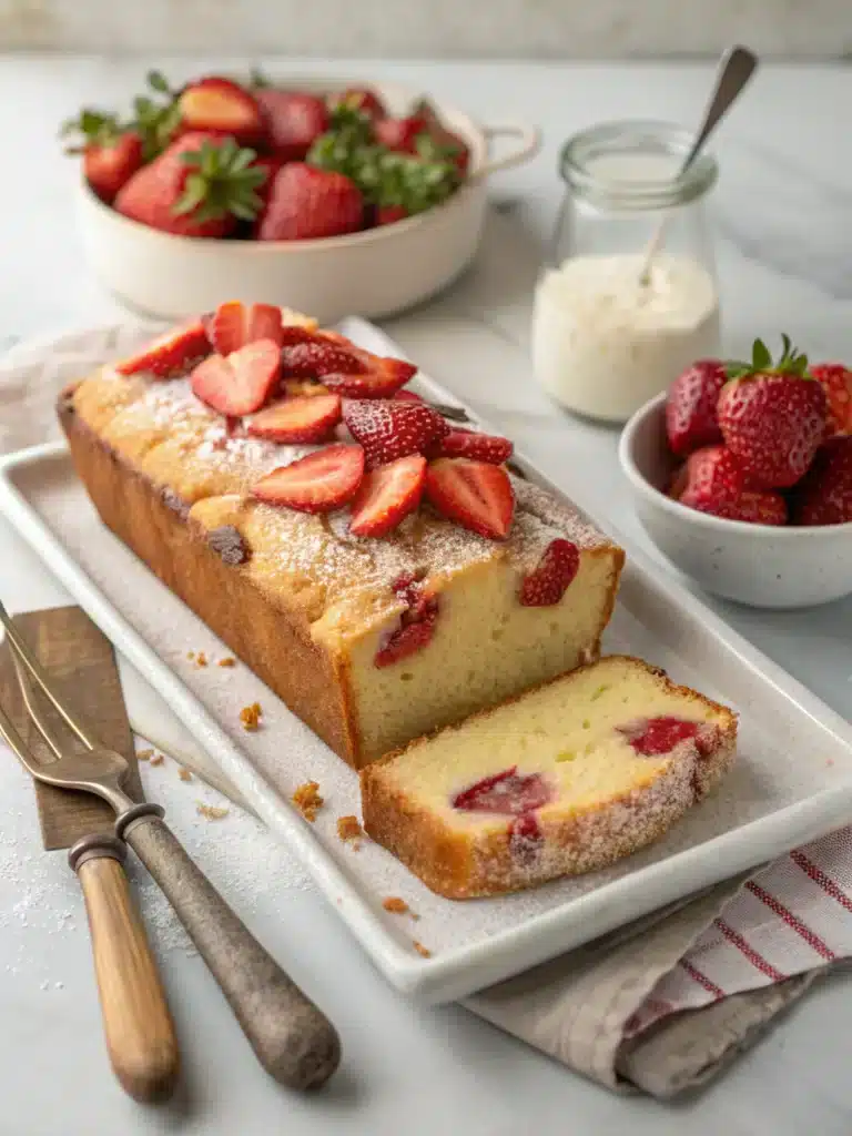 strawberry pound cake recipe
